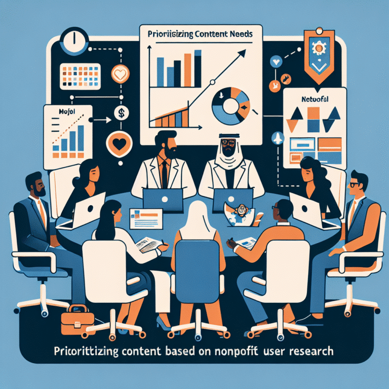 prioritizing content needs based on nonprofit user research