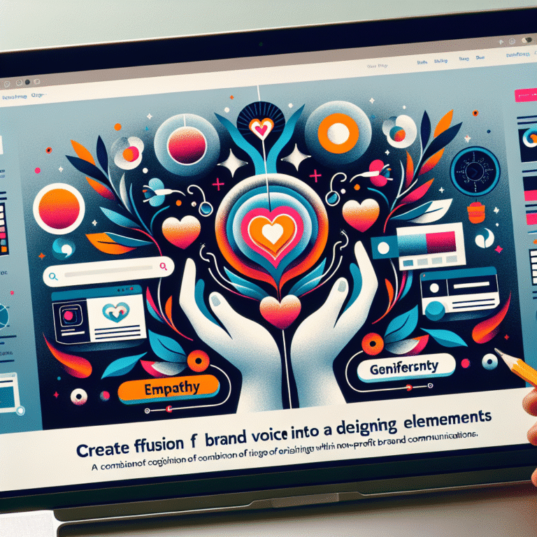 incorporating brand voice into nonprofit web design elements