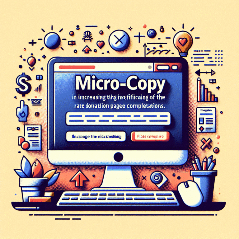 the role of micro-copy in donation page completion rates
