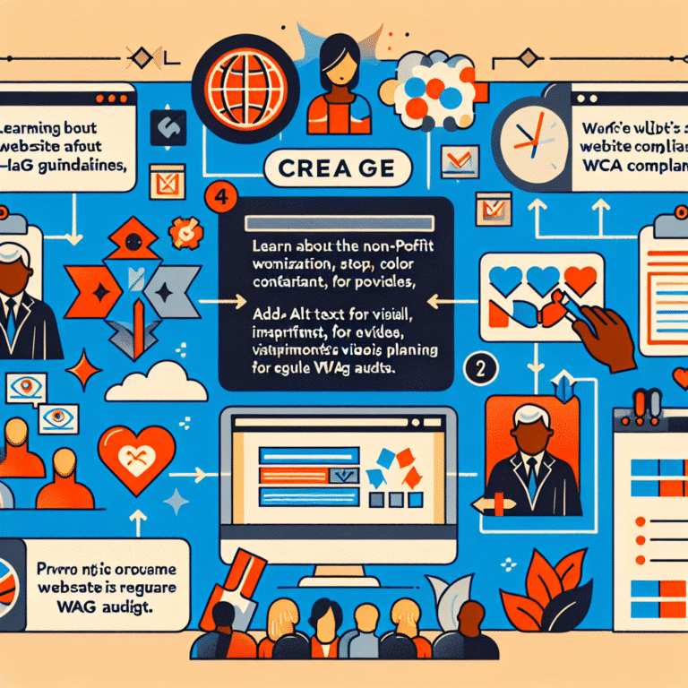 simple steps to make a nonprofit website WCAG compliant