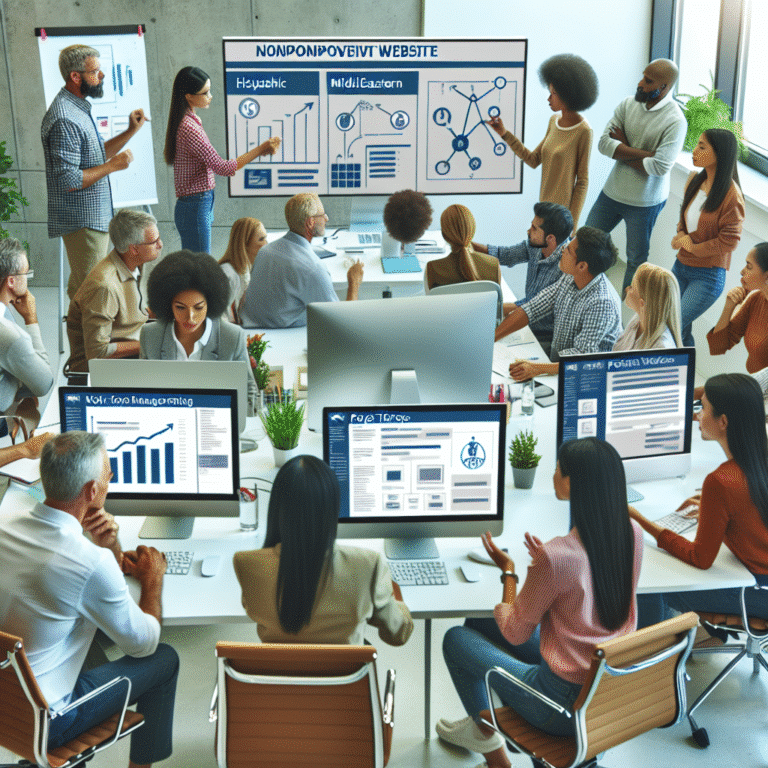 nonprofit website project management for non-technical teams